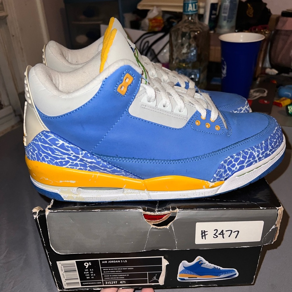 Jordan 3 do the right thing dtrt size 9.5 spike lee